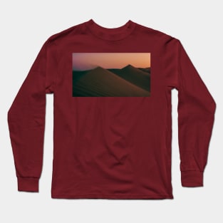 Desert Sunset in Magenta and Orange 1 Long Sleeve T-Shirt